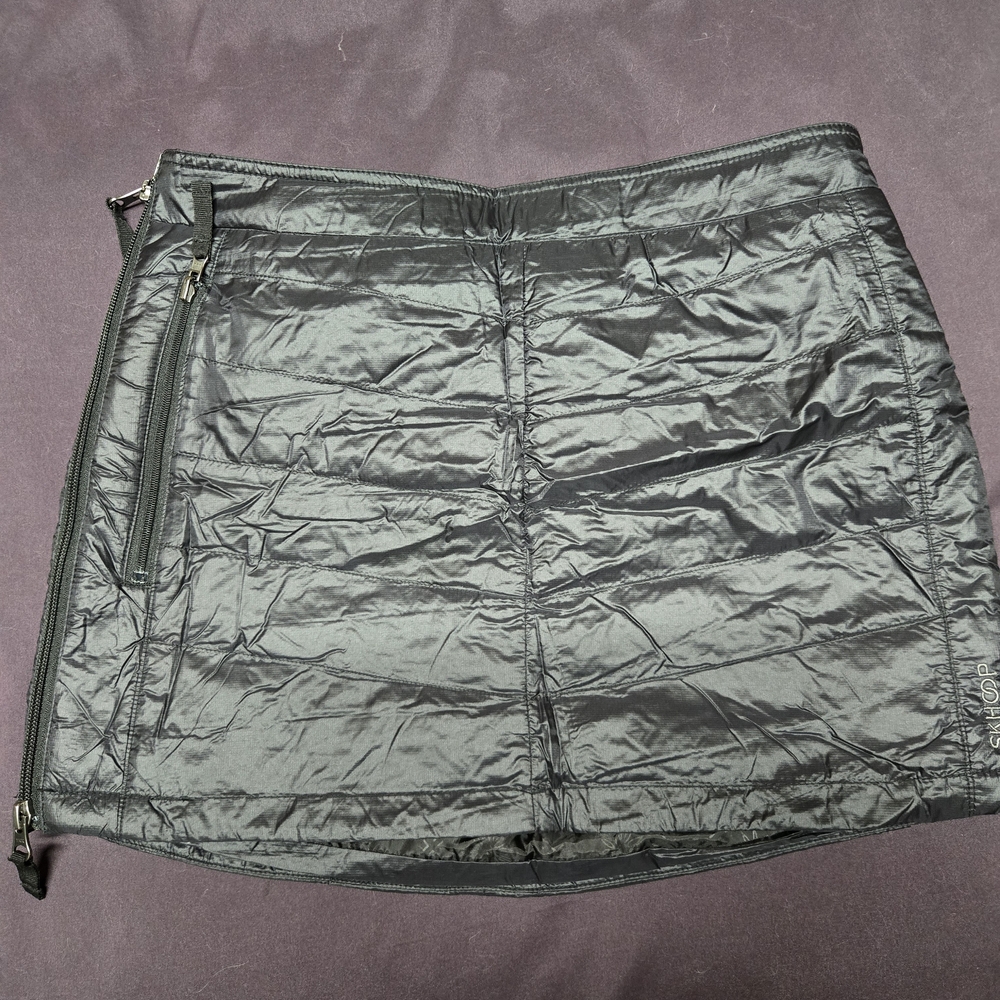 Women's Black Quilted Skirt